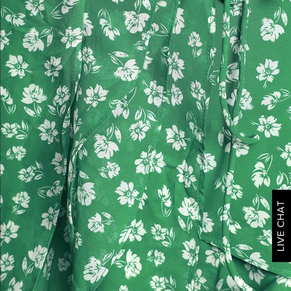 XS Lulus Cornelia Floral Print Ruffled Mini Dress - Picture 5 of 8